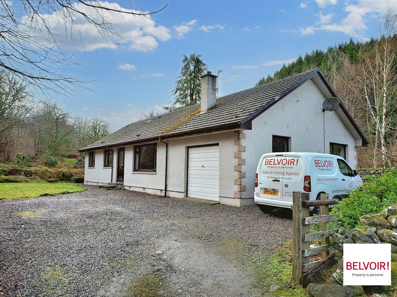 Detached bungalow for sale on Shionnachan Drumnadrochit, Inverness, IV63