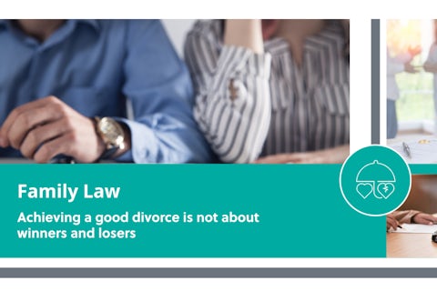 Achieving a good divorce is not about winners and losers