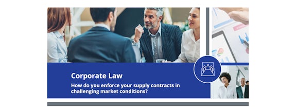How do you enforce your supply contracts in challenging market conditions?