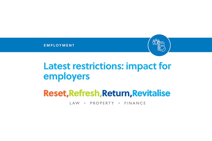 Blog – Latest restrictions – impact