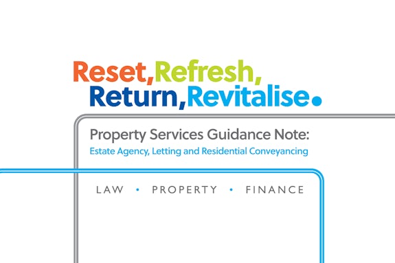 Property Services Guidance Note: Estate Agency, Letting and Residential Conveyancing