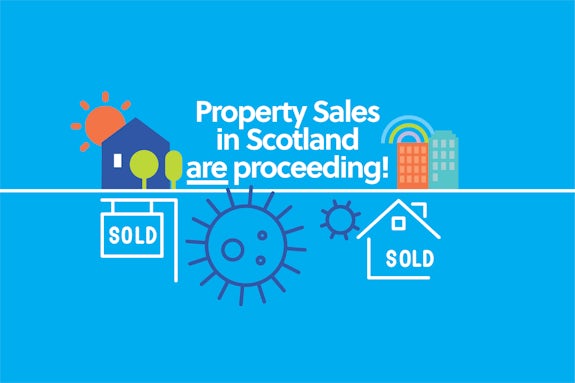 Property Sales in Scotland are proceeding!