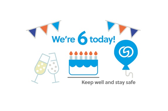We’re 6 today