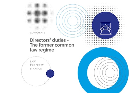 Directors’ duties – the former common law regime