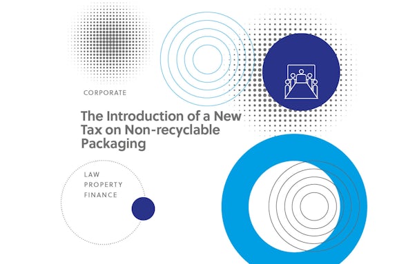 The introduction of a new tax on non-recyclable packaging
