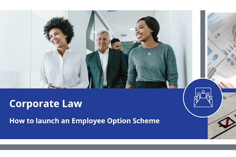 How to launch an employee option scheme