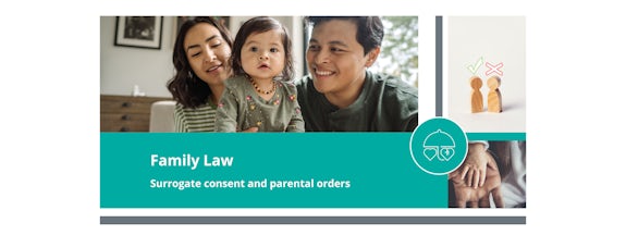 Surrogate Consent and Parental Orders