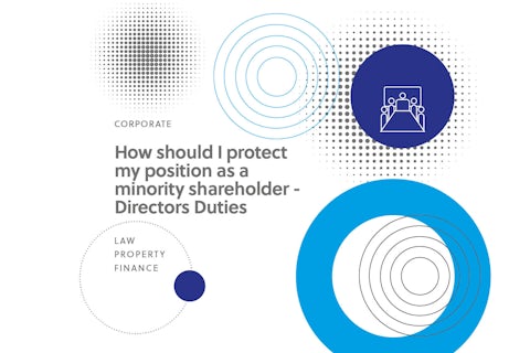 Minority Shareholder – Directors Duties