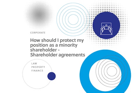 Minority Shareholder – Shareholder Agreements – Blog Image