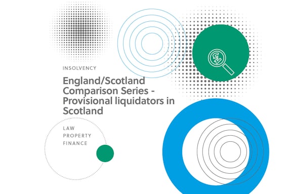 England/Scotland Comparison Series - Provisional liquidators in Scotland