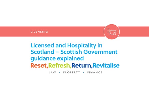 Licensed and Hospitality in Scotland – Scottish Government guidance explained