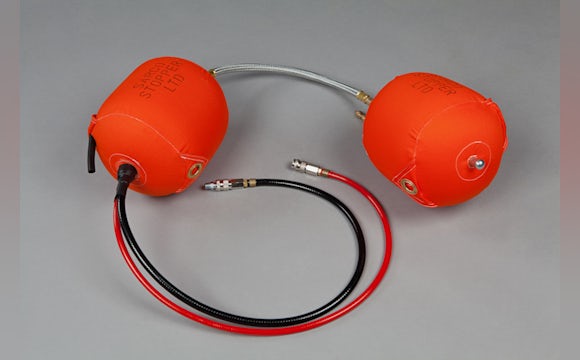 Twin pipe Argo welding purge bags