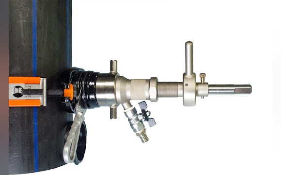 Golf drilling kit for branching saddle installation