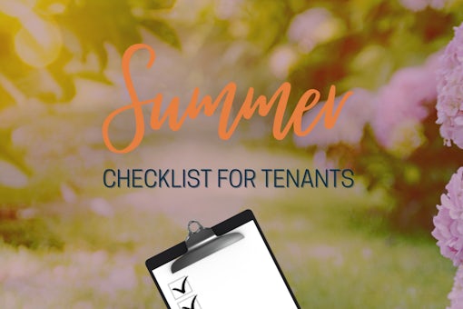 safe and relaxing summer checklist for tenants in Basingstoke