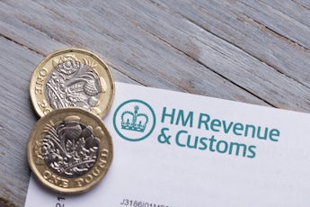 LONDON, UK – January 24th 2019: HMRC, Her Majesty’s Revenue and Customs tax return paperwork.