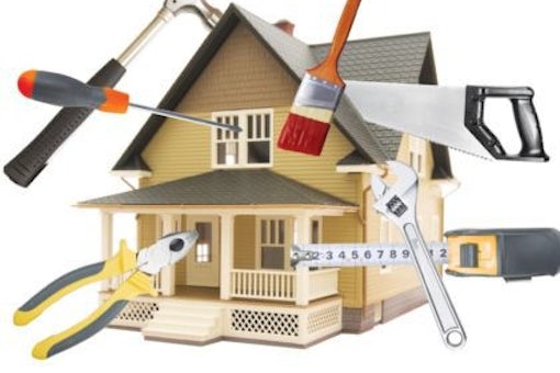 House and tools for property maintenance