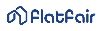 flatfair long logo navy