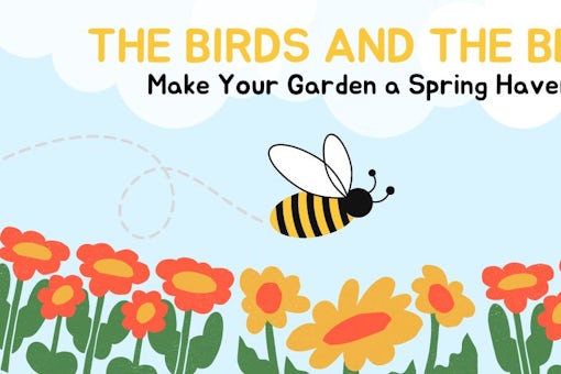 The Birds and the Bees Make Your Garden a Spring Haven