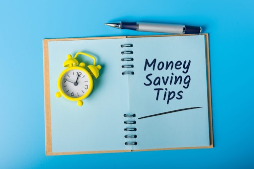 Money saving tips. Save money for investment concept
