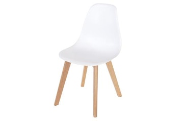 Stockholm Wooden Legs Chair White