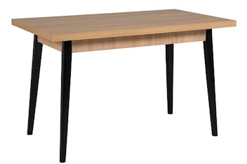 Lotti Rectangular Dining Table - Oak/Black