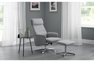Aria Recliner And Stool