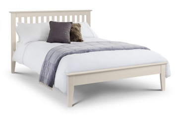 Salerno Ivory King Size Bed