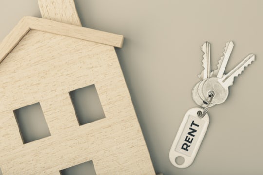 House model and keys.
