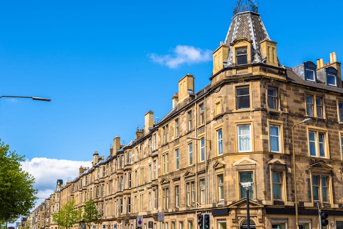 Residential buildings in South Leith district of Edinburgh – Sco
